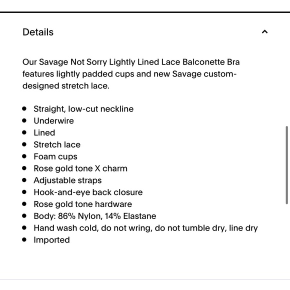 Savage X Fenty Lightly Lined Bra - Picture 3 of 3